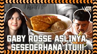 GABY ROSSE KEPEDESAN❗❓DIAJARIN MAKAN BAKSO TELOR DAN TALKSHOW❗❗ [upl. by Aekahs155]