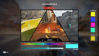 BEST CUSTOM RETICLE COLORS TO IMPROVE AIM IN APEX LEGENDS [upl. by Basset691]