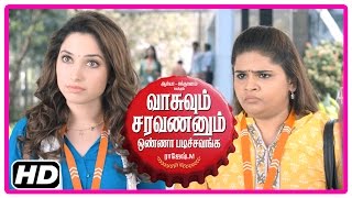 VSOP Tamil Movie  Scenes  Arya and Santhanam make fun of Tamanna  Sayaji Shinde hospitalised [upl. by Anastase]