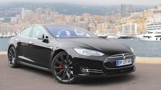 700HP Tesla P85D Review  0100 in 29s [upl. by Neellek575]