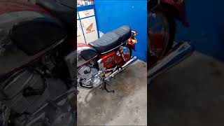 Honda 200cc model 1984 yah bike restore ki hai new video Sajid Bhatti Pakistan Lahore 🇵🇰 [upl. by Semadar176]