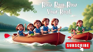 Row Row Row your boat  Nursery rhymes  baby songs Singalong songs [upl. by Dercy340]