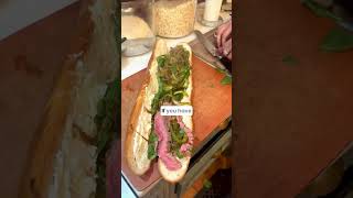 10 Minute Skirt Steak Sandwich easyrecipe cooking food [upl. by Ahsiniuq442]