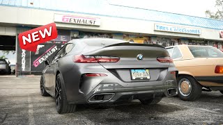 BMW 840 With Outrageous Custom Exhaust Setup [upl. by Enid]