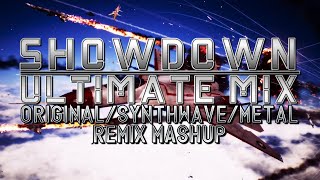 Showdown Project Wingman  Ultimate Mix Original  Synthwave  Metal Remix Mashup [upl. by Foscalina]