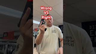 Clear a Pistol Wrong Vs Right [upl. by Warford638]