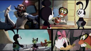 Epic Mickey 2 All Animated Cutscenes HD [upl. by Tterag]