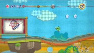 Kirbys Epic Yarn  Rainbow Falls Gameplay [upl. by Legra]