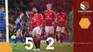 HIGHLIGHTS MANCHESTER UNITED VS LEICESTER CITY  EFL CUP HIGHLIGHTS [upl. by Rayna293]