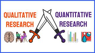 7 DIFFERENCES between QUANTITATIVE and QUALITATIVE research [upl. by Pierce]