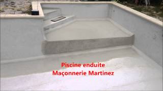 Piscine avec petit bassin wwwmaconneriemartinezfr [upl. by Floro]