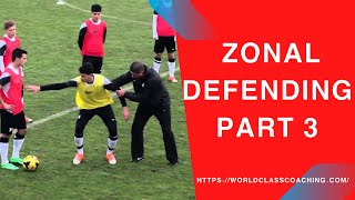 Soccer TRAINING  Zonal Defending Drills and Sessions Part 3 [upl. by Amaty611]