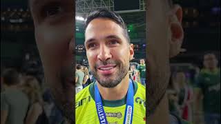 LUAN fala para a Web Rádio Verdão no Allianz após o título do Paulistão palmeiras webradioverdao [upl. by Adiell]