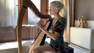 30 minutes of relaxing harp music  played on Ravenna 34 string Celtic harp ASMR [upl. by Ynelram]