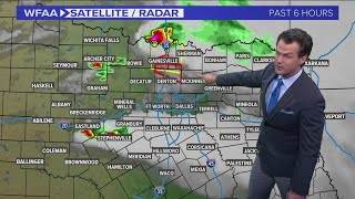 DFW Weather Tracking storms in North Texas Saturday [upl. by Verene]