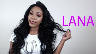 Outre Perfect Hairline 13x6 lace frontal Lace Front Wig  LANA WIGTYPESCOM [upl. by Barbi]