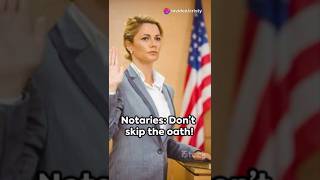 Notaries Don’t Skip the Oath Here’s Why It Matters NotaryTips notarizedbycristy [upl. by Enilemme82]