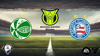 Juventude x Bahia  33 rodada Brasileirão 2024  EA FC [upl. by Macegan73]