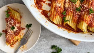 Manicotti pasta recipe How to make Manicotti pastaStuffed Manicotti recipeMarbles makes Manicotti [upl. by Yrallih]