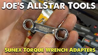 Joe’s AllStar Tools Sunex Torque Wrench Adapters [upl. by Norrab837]