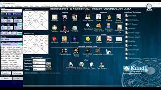 Astrology Software  Kundli Chakra Profession 2022 part 1  astrology software [upl. by Head]