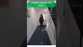 Gait assessment in the KELVIN CLINIC app [upl. by Suhail]