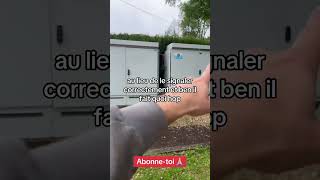 Mauvais branchement fibre optique 😱 fibreoptique connexion astuce dépannage [upl. by Ethbun]