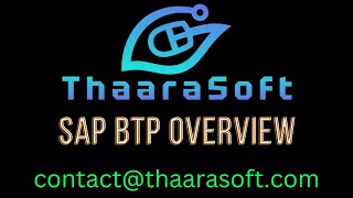 SAP BTP  Overview [upl. by Anippesuig]