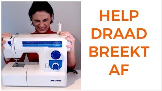 💡Naaitip Sewing Draad in naaimachine breekt af [upl. by Saturday]