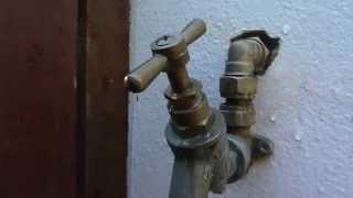 How to repair a leaking outside tap [upl. by Oirevlis]