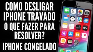 como desligar iphone travado  Como Desligar o iPhone Quando Ele Travar COMO RESOLVER CONGELADA [upl. by Lhary]