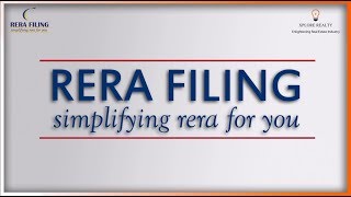 RERA FILING Simplifying rera for you  Introduction [upl. by Pinter]