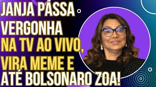 HAHAHAHA Janja passa vergonha ao vivo na TV vira meme e até Bolsonaro tira o sarro [upl. by Alethea]