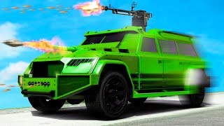 NEW 2000000 INDESTRUCTIBLE BATTLE TRUCK GTA 5 DLC [upl. by Aieken454]