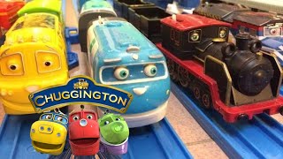 【Trains Jouets】14 trains Chuggington motorisés 00662 fr [upl. by Enirehtacyram849]