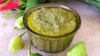 Sauce piquante aux piments verts [upl. by Sirtimed]