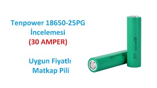 Tenpower 1865025PG İncelemesi Matkap Pili [upl. by Anoif]