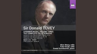 Prelude in C Minor BWV 999 Arr DF Tovey for Cello amp Piano [upl. by Gilroy]