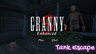 Granny 3 Enhanced 153 Tank Escape  Granny With Slingshot [upl. by Anett]