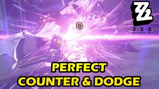 HOW TO ZENLESS ZONE ZERO  PERFECT COUNTERDODGE GAMEPLAY [upl. by Meunier]