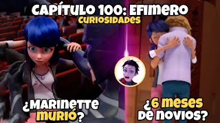 🧐 22 CURIOSIDADES OCULTAS del CAPÍTULO 100 Efimero  Ephemeral  Temporada 4 Miraculous Ladybug [upl. by Ali]