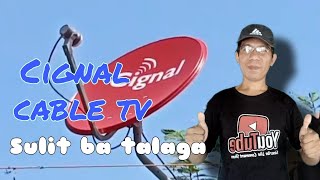 Cignal prepaid cable pull reviews cignal cable tv sulit kaya sa mga channels digital pay tv [upl. by Rhody]