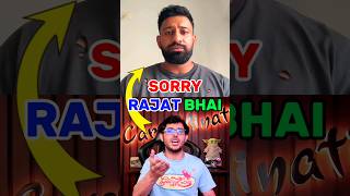 CARRYMINATI SORRY TO RAJAT DALAL carryminati rajatdalal shorts viral shortsfeed [upl. by Ydnal270]