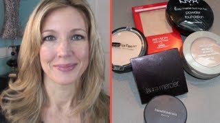 Best amp Worst  Testing Powder Foundations for Mature Aging Skin [upl. by Elleira840]