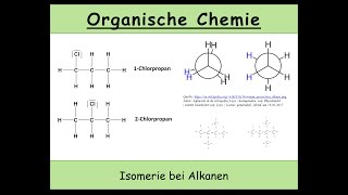 Isomerie bei Alkanen Konstititutionsisomerie und Konformationsisomerie 7 [upl. by Mcripley]