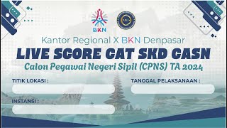 31 OKTOBER 2024 LIVE SCORE SKD CPNS 2024 TILOK MANDIRI ENDE [upl. by Irtimid519]