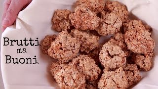 BRUTTI MA BUONI Ricetta Facile  Flourless Nut Cookies Easy Recipe [upl. by Domonic673]