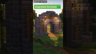 MINECRAFT ARCHWAY BUILD minecraft speedbuild minecraftbuilding minecrafttutorial gaming [upl. by Eltsyrc]