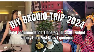 DIY Baguio Tour for 4D3N  First Class Bus Experience • Itinerary • Expenses Part 1 [upl. by Noivaz]