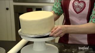 How to marzipan and ice a cake [upl. by Eedyaj909]